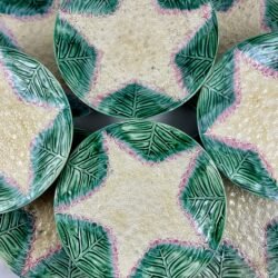 GSH Etruscan Majolica Cauliflower Plate, SOLD